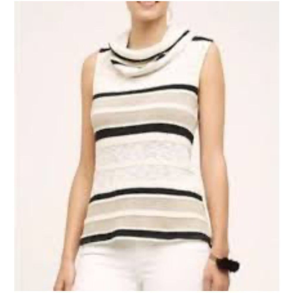 Anthropologie Dolan Womens Cowl Neck Sleeveless Sweater Size XS Summer Coastal